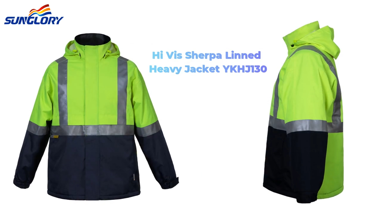 Hi Vis Sherpa Linned Heavy Jacket YKHJ130