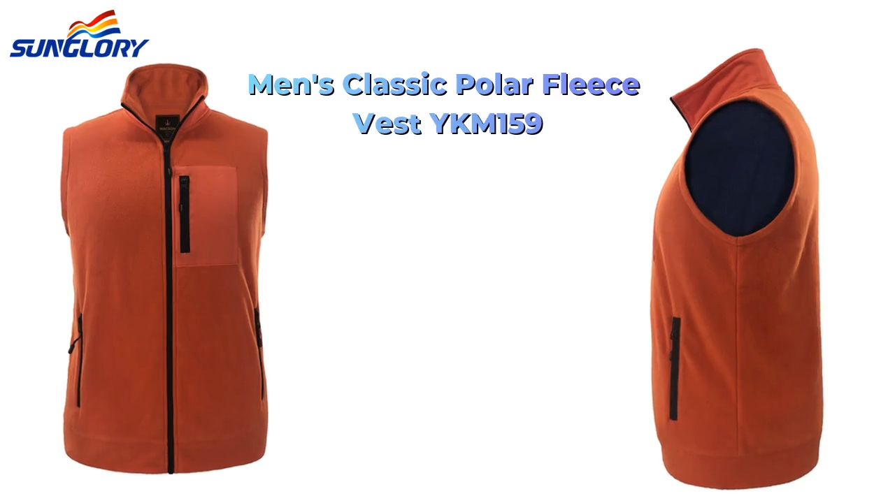 Men's Classic Polar Fleece Vest YKM159