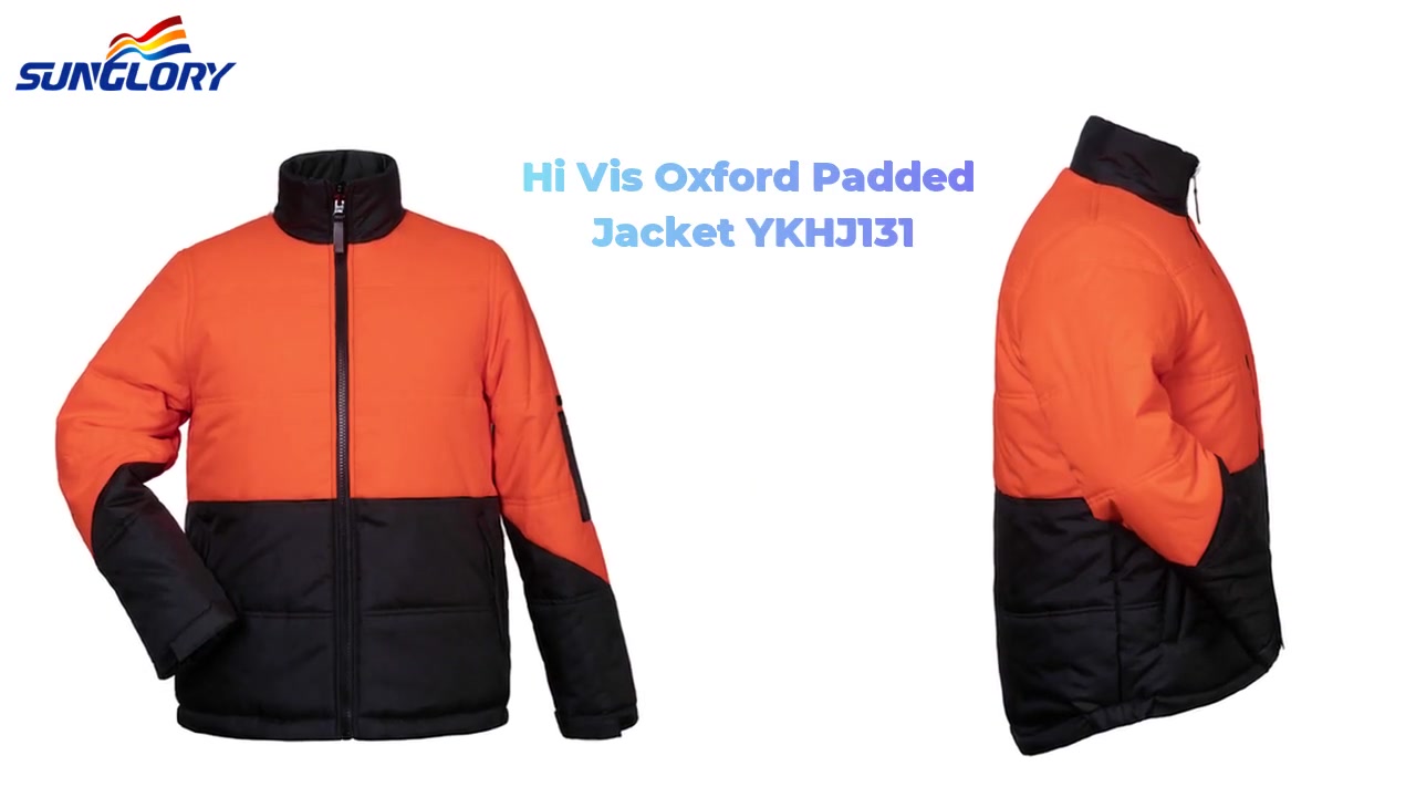 Hi Vis Oxford Padded Jacket YKHJ131