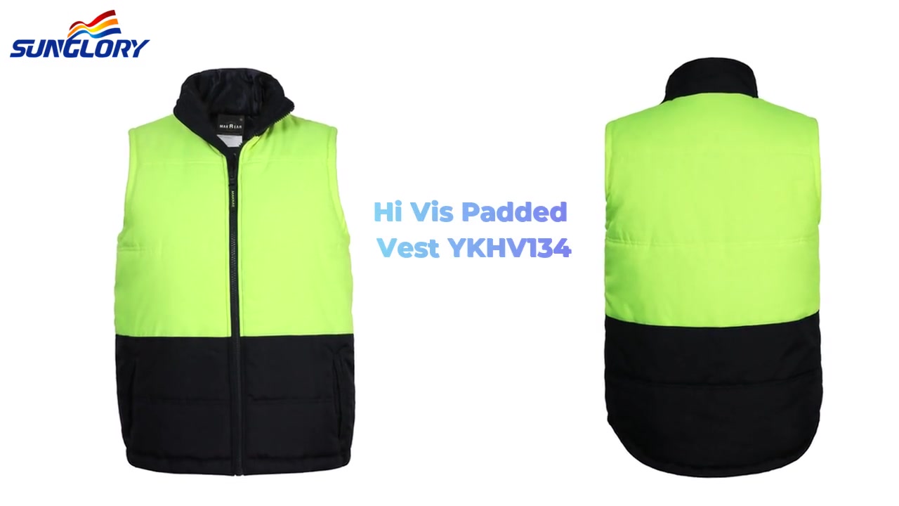 Hi Vis Padded Vest YKHV134