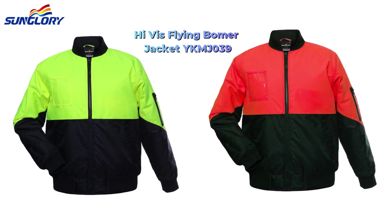 Hi Vis Flying Bomer Jacket YKMJ039