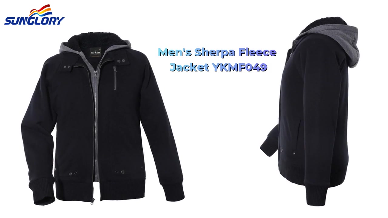 Men's Sherpa Fleece Jacket YKMF049