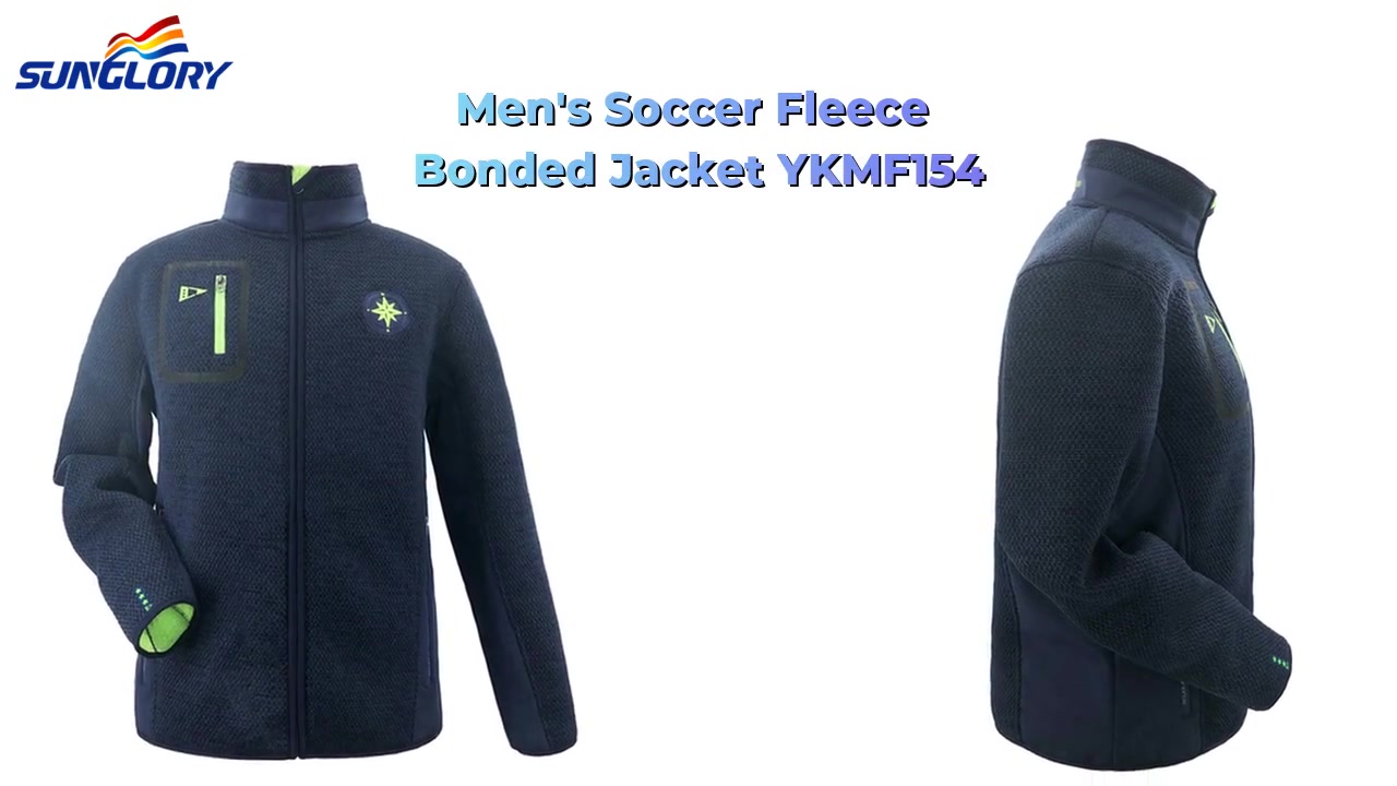 Men's Soccer Fleece Bonded Jacket YKMF154